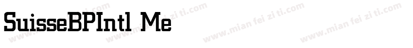 SuisseBPIntl Medium字体转换